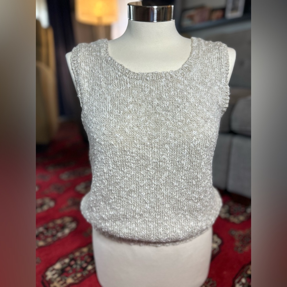 Cozy Knit Sleeveless Sweater